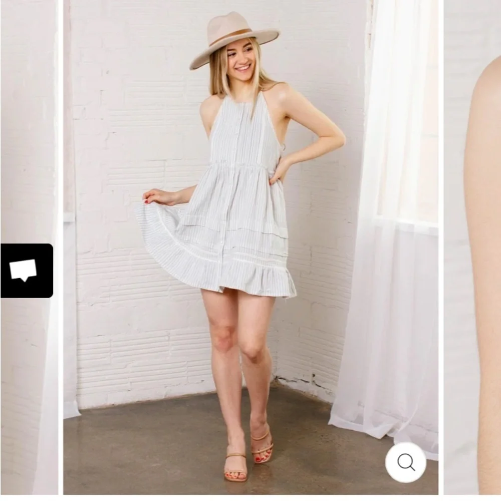 - New $138 Desert Days Mini Dress by Free People flirty beach